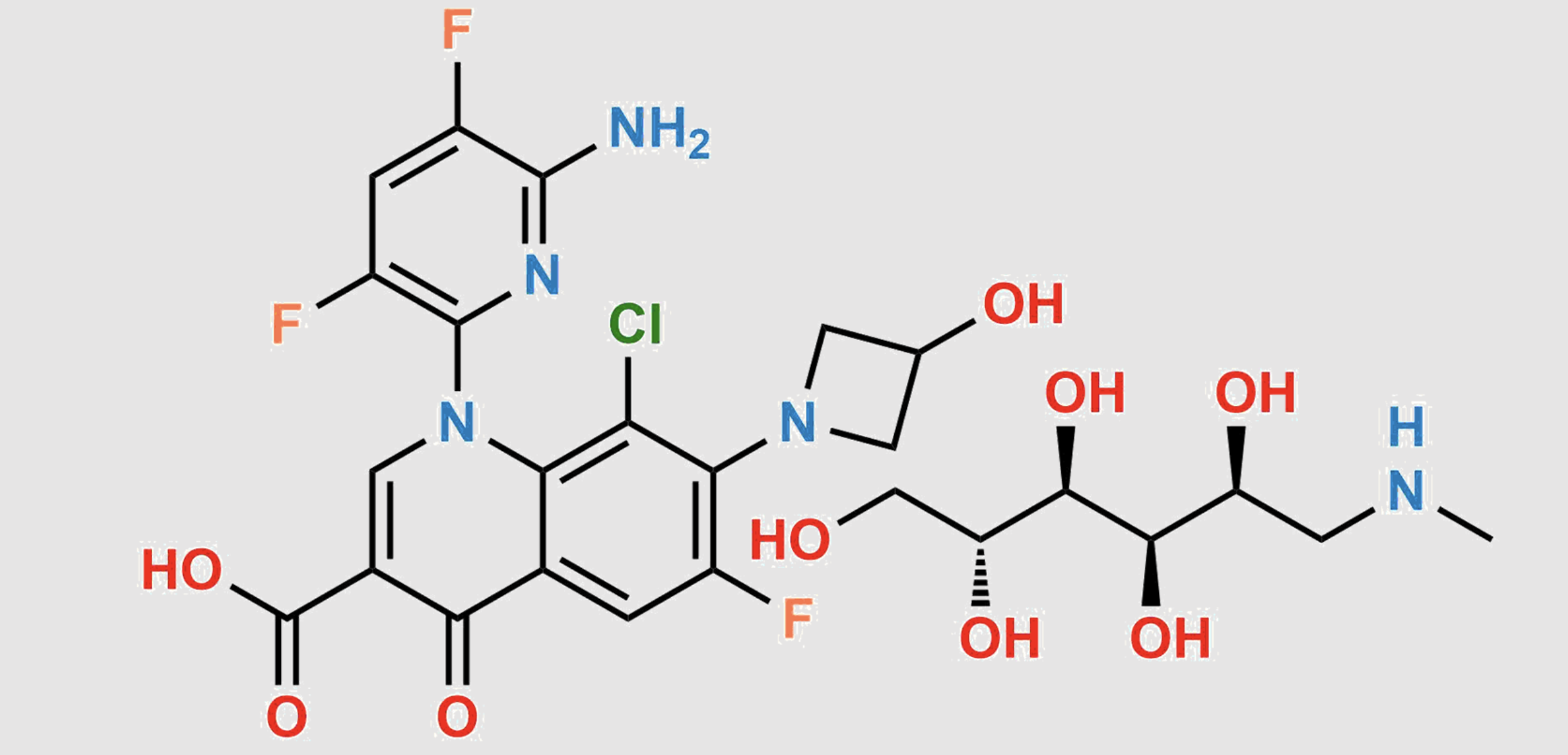 DELAFLOXACIN MEGLUMINE - KIMIA