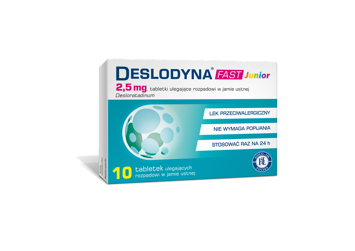 Deslodin Fast Junior 2,5mg (desloratidinum)