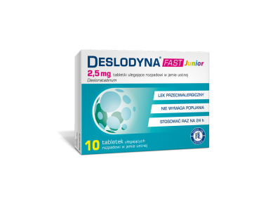 Deslodin Fast Junior 2,5mg (desloratidinum)