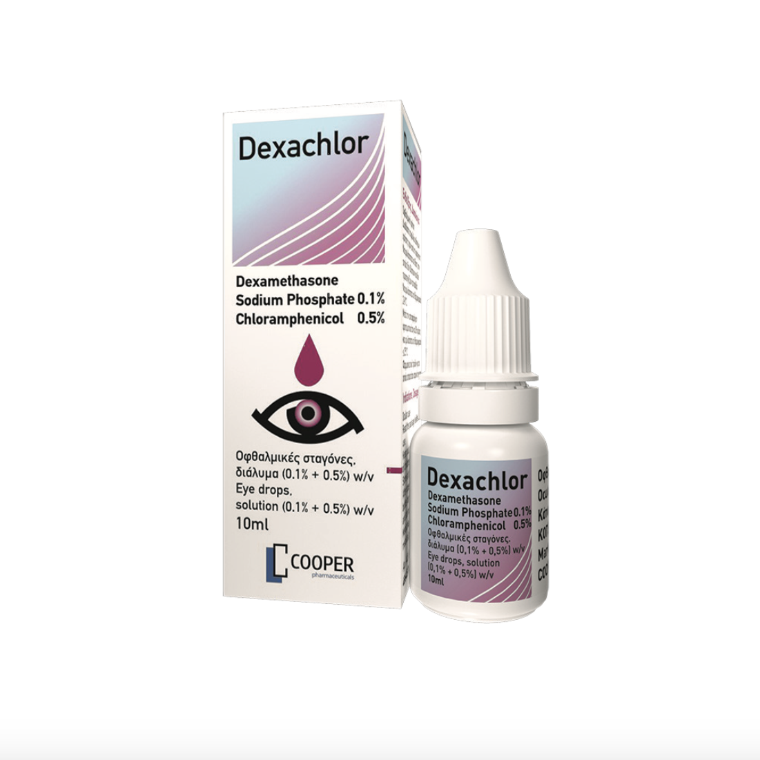 DEXACHLOR | Dexamethasone Sodium Phosphate + Chloramphenicol (0.1%+0.5%)