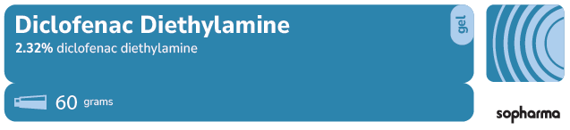 Diclofenac 2,32 % gel