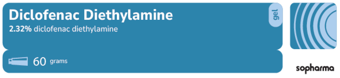 Diclofenac 2,32 % gel