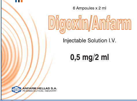 Digoxin Inj.Sol. 0.25mg/ml (2ml Amp) (EU CTD Available)
