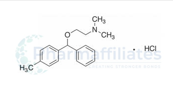 ?-dimethylaminoethyl 2-methylbenzhydryl ether hydrochloride; n,n-dimethyl-2-(2-methylbenzhydryloxy)ethylamine hydrochloride;