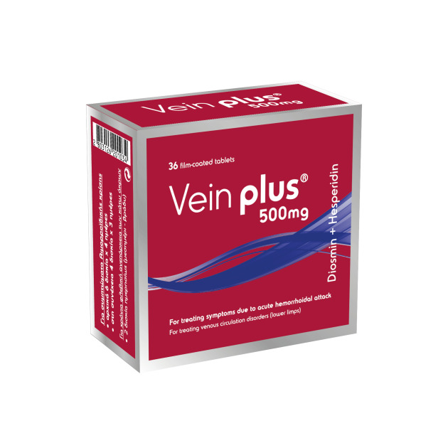Diosmin & Hesperidin (Vein Plus) Film-coated tablets (450+50) mg