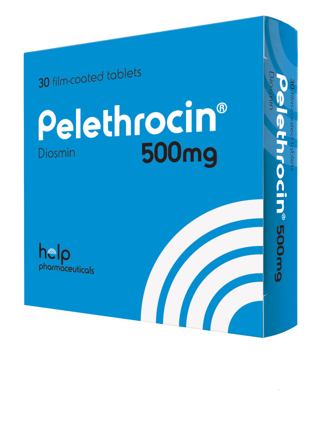 Diosmin (Pelethrocin) Film-coated tablets 500 mg