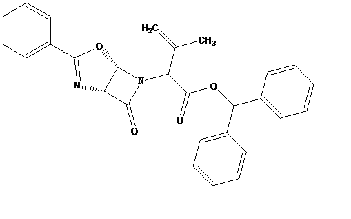 Diphenylmethyl (2R)-3-methyl-2-[(1R,5S)-3-phenyl-7-oxo-4-oxa-2,6-diazabicyclo[3,2,0]hept-2-en-6-yl]-3-butenoate