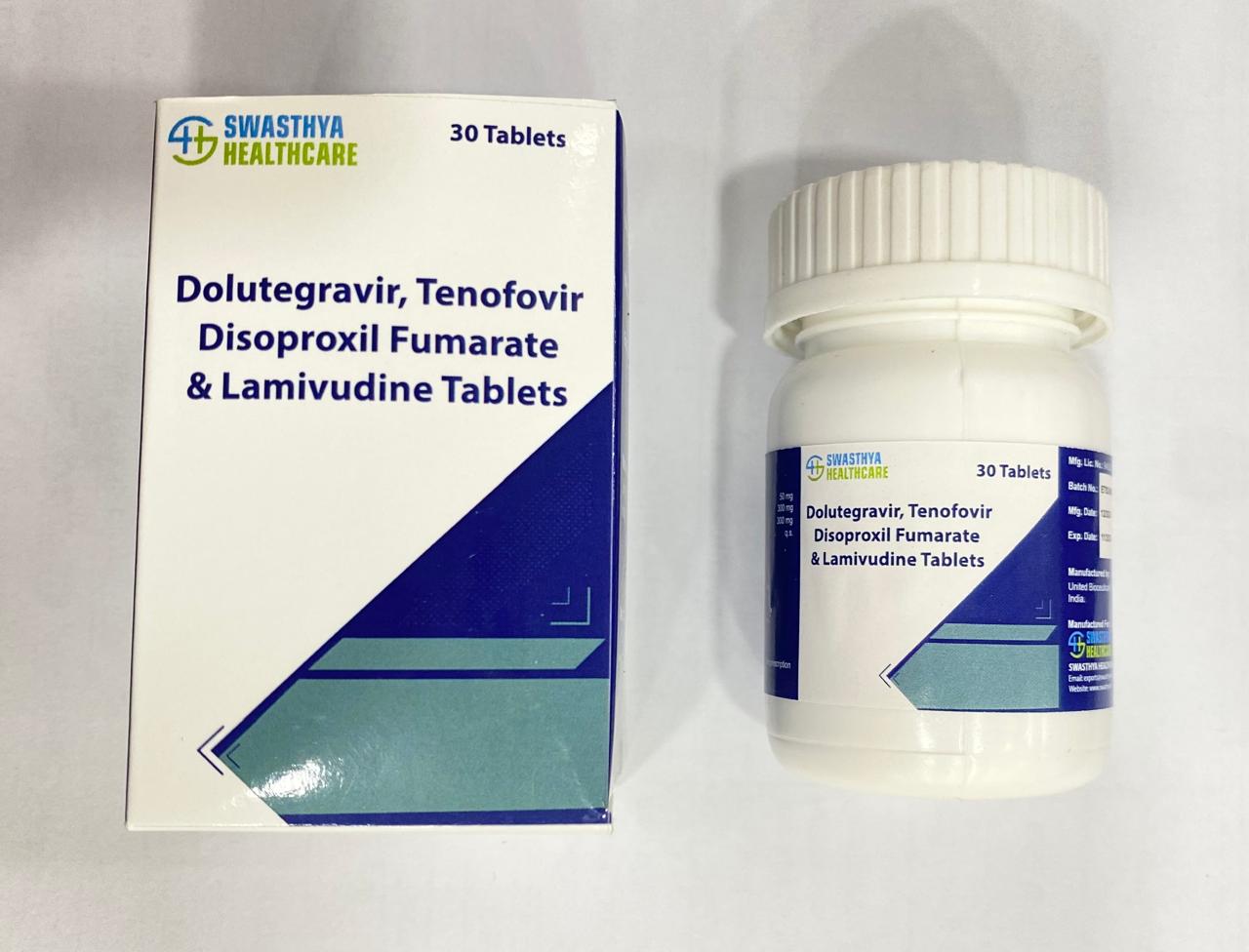 Dolutegravir, Tenofovir Disoproxil Fumarate & Lamivudine Tablets