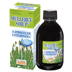 Dr. Müller Syrup with Plantain and Vitamin C Sugar-Free, 245 ml 1