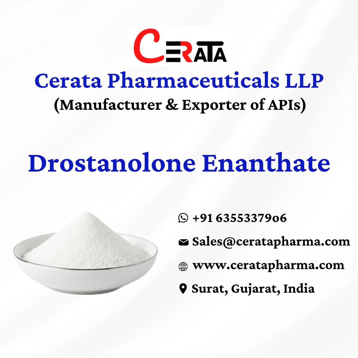 Drostanolone Enanthate API 1