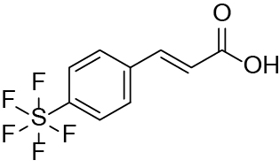 (E)-3-(4-(pentafluoro-lambda6-sulfaneyl)phenyl)acrylic acid