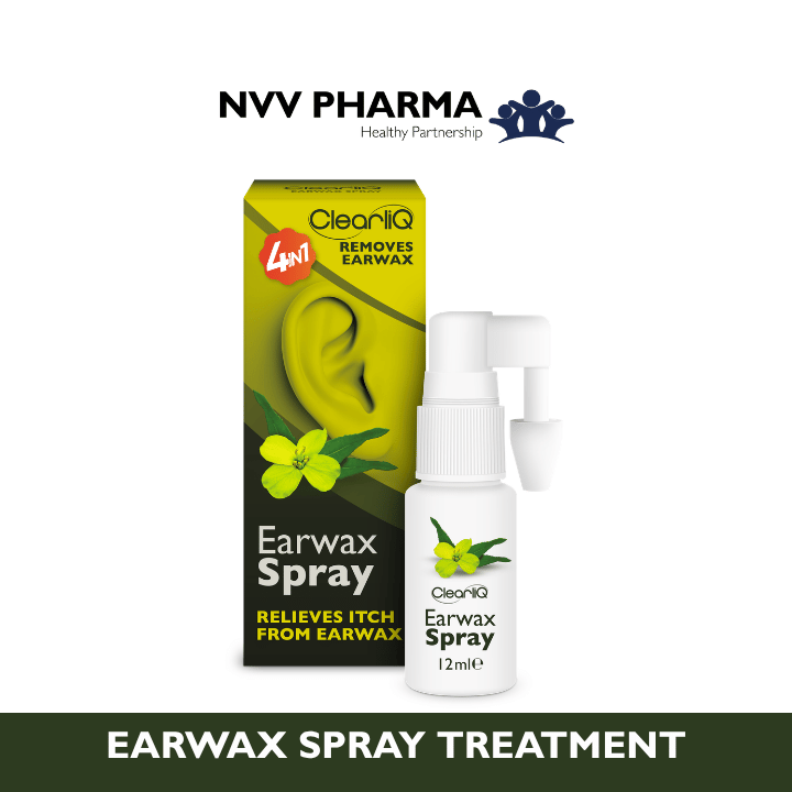 Earcare categorie | Patented | Earspray | | Eardrops | Eardrops and Ear Syringe 3