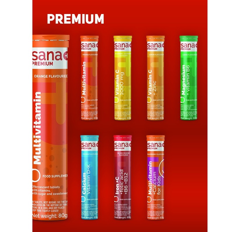 Effervescent tablets--Premium line