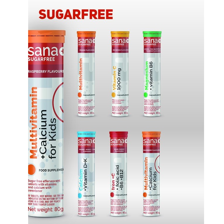 Effervescent tablets--Sugarfree line