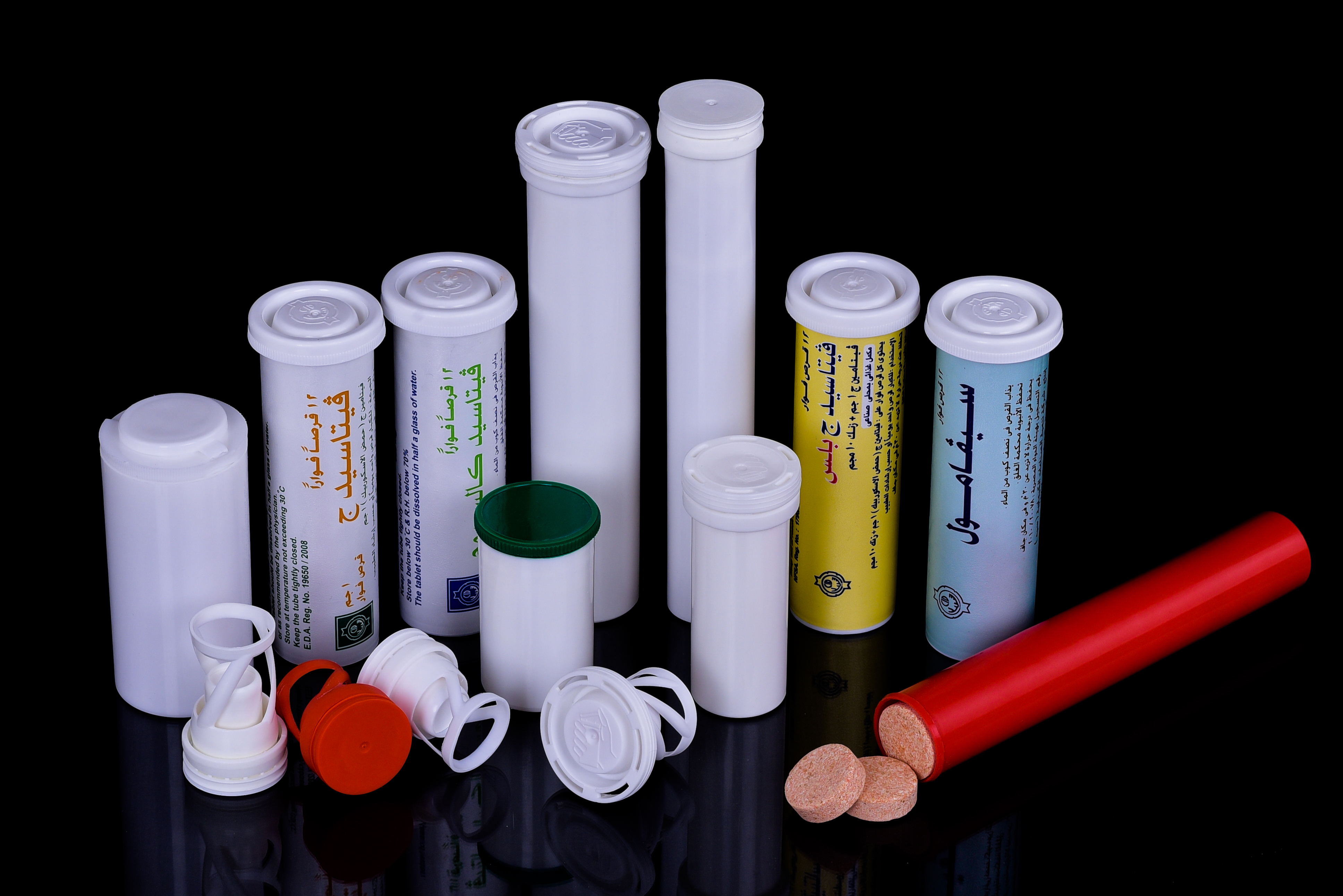 Effervescent tablets tubes 1