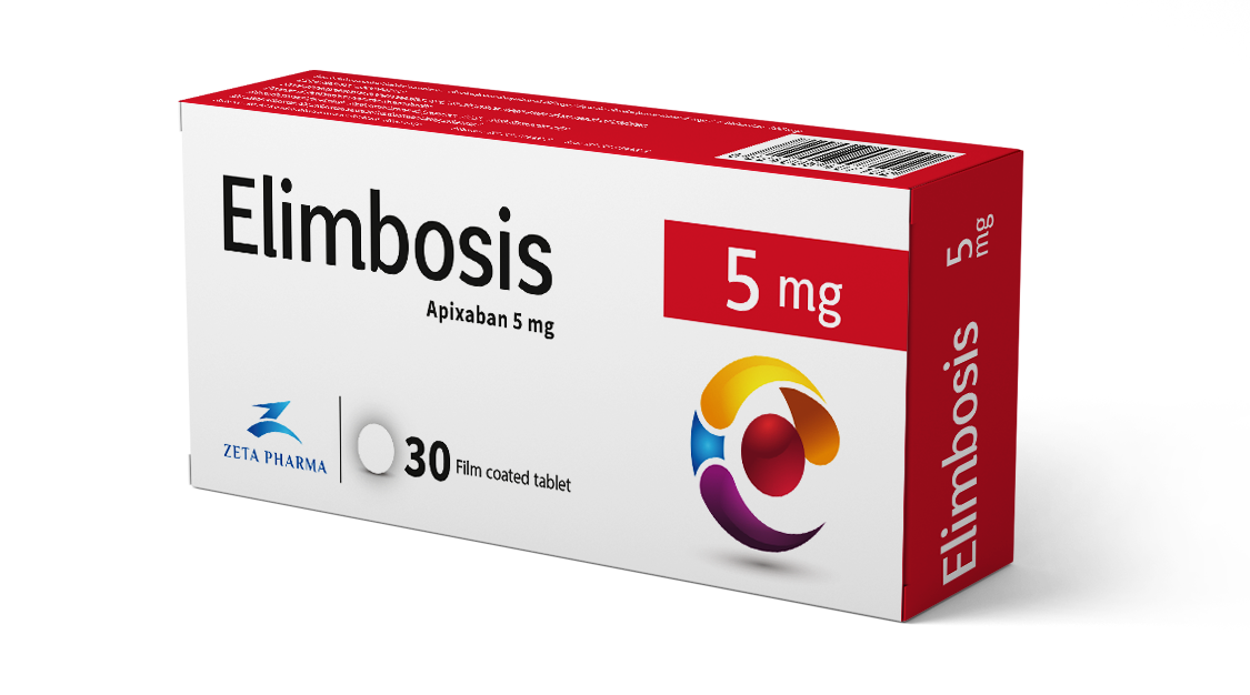 Elimbosis  - apixaban 2.5mg and 5 mg tablet 1