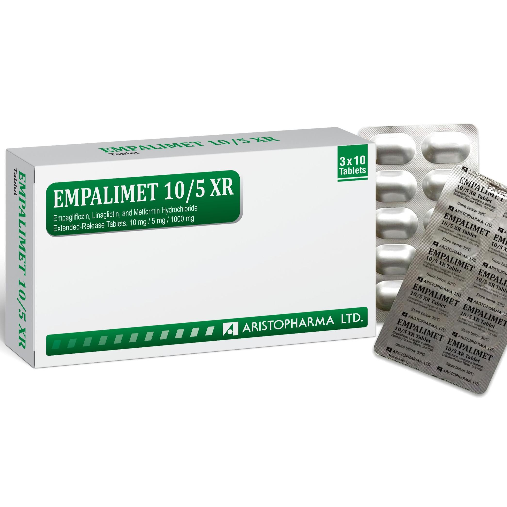 Empalimet Tablet (Empagliflozin, Linagliptin & Metformin Extended-Release Tablets)