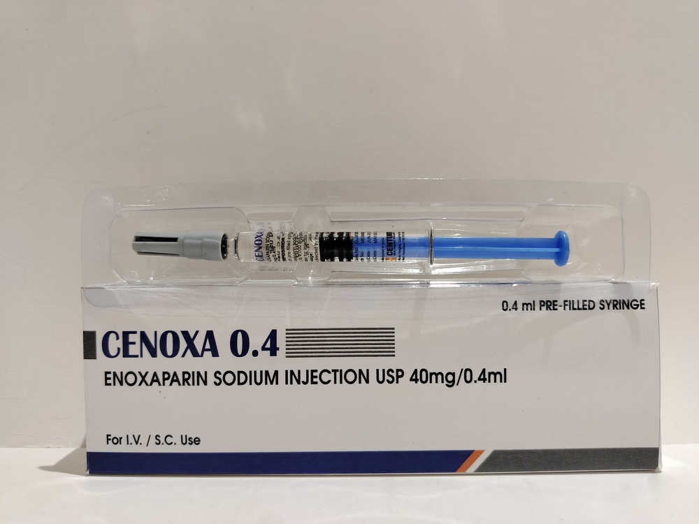 Enoxaparin Sodium Injection 40 mg/0.4 mL & 60 mg/0.6 mL Prefilled Syringe 2