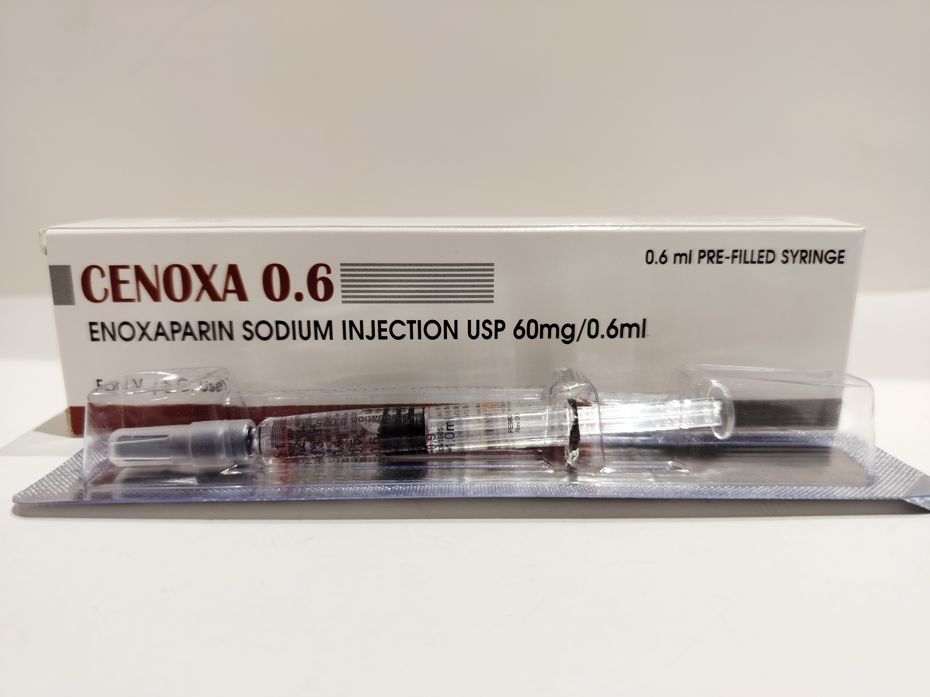 Enoxaparin Sodium Injection 40 mg/0.4 mL & 60 mg/0.6 mL Prefilled Syringe 1