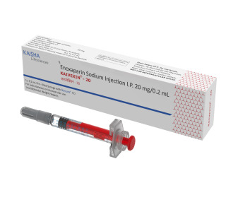Enoxaparin Sodium Injection Pre Filled Syringe with Sycure AD (20mg/0.2mL, 40mg/0.4mL, 60mg/0.6mL, 80mg/0.8mL)