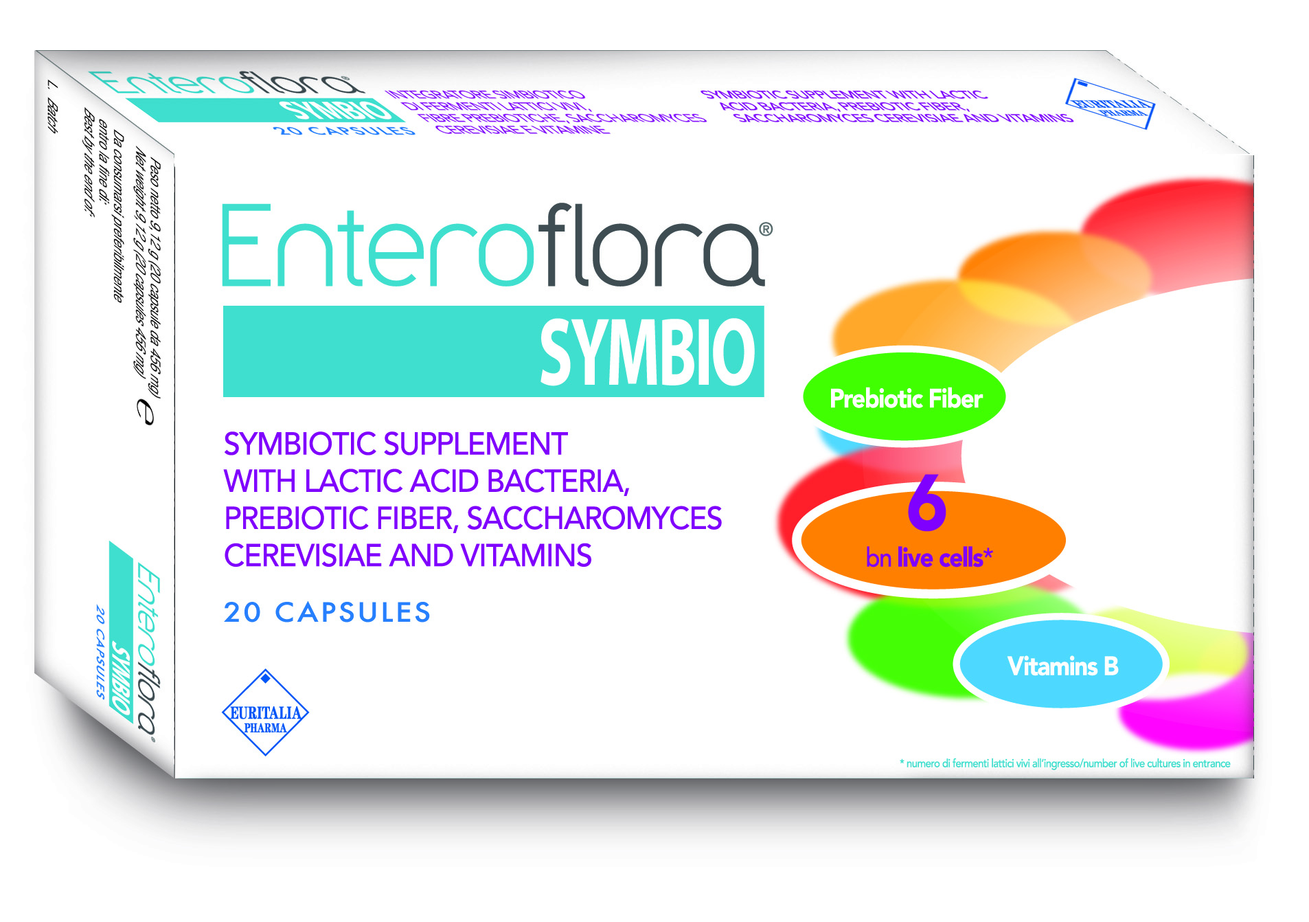 Enteroflora Symbio 20 capsules 5 billions/dose