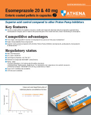 Esomeprazole 20 & 40 mg Enteric coated pellets in capsules