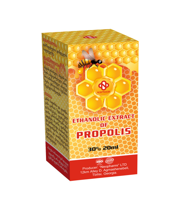 Ethanolic extract and ointment of Propolis