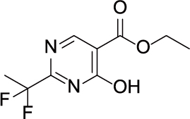 ethyl 2-(1,1-difluoroethyl)-4-hydroxypyrimidine-5-carboxylate