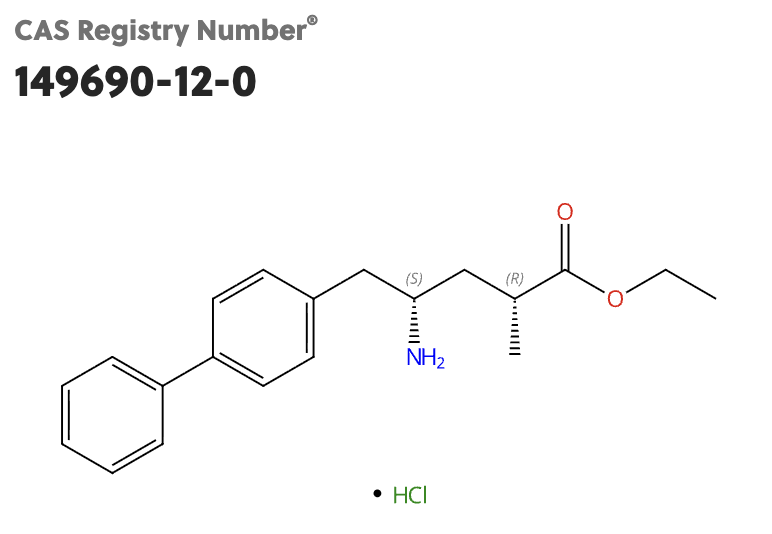 Ethyl (2R,4S)-5-([1,1'-biphenyl]-4-yl)-4-amino-2-methylpentanoate hydrochloride