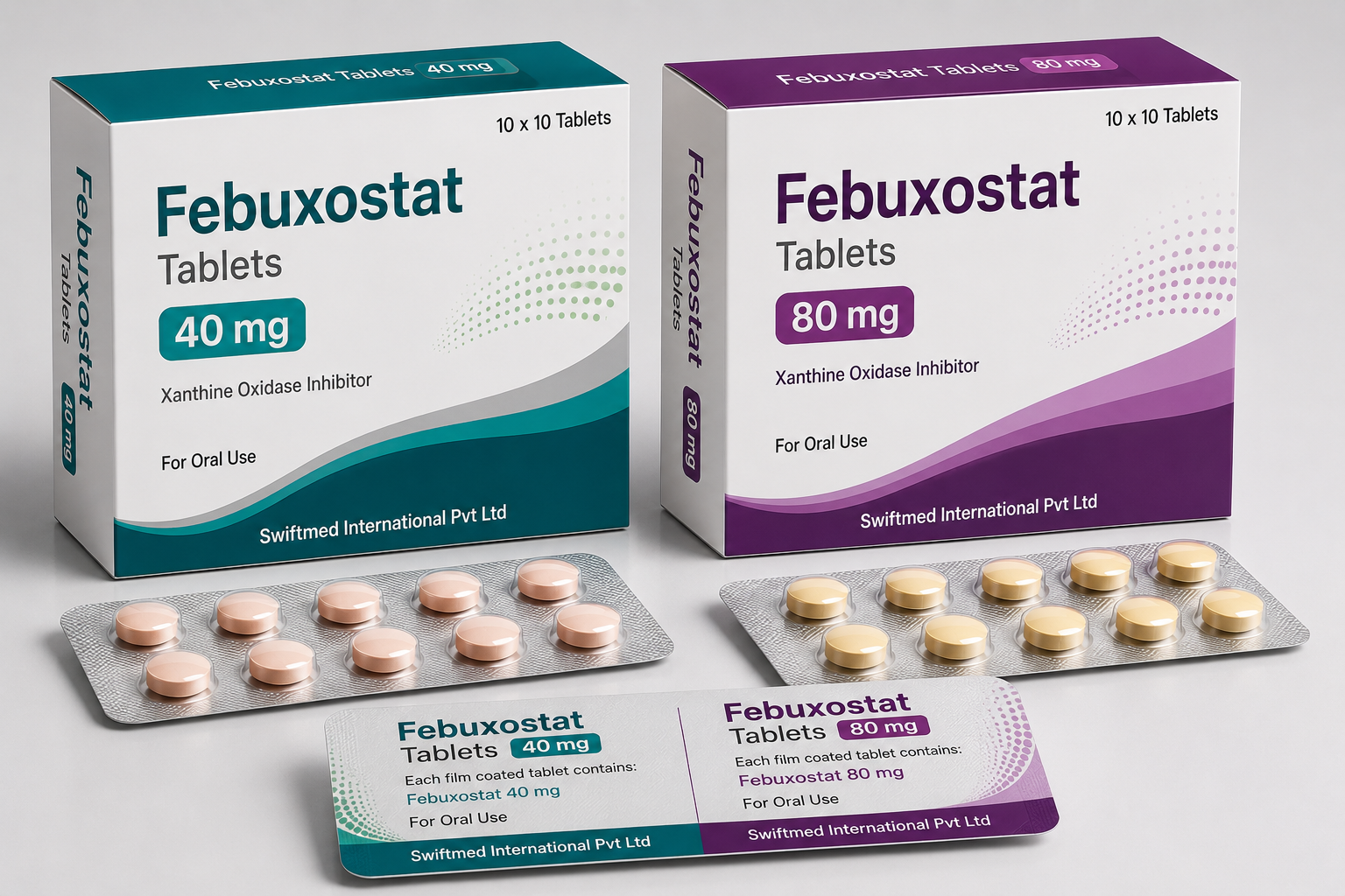 Febuxostat 40/80mg