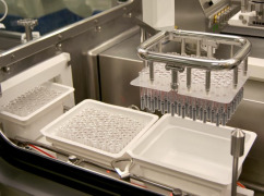 Filling of RTF syringes