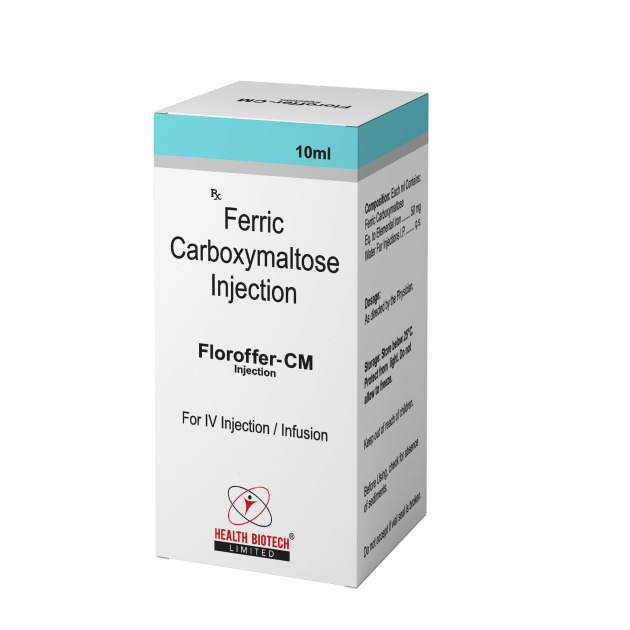 FLOROFFER-CM : FERRIC CARBOXYMALTOSE INJECTION 10ML