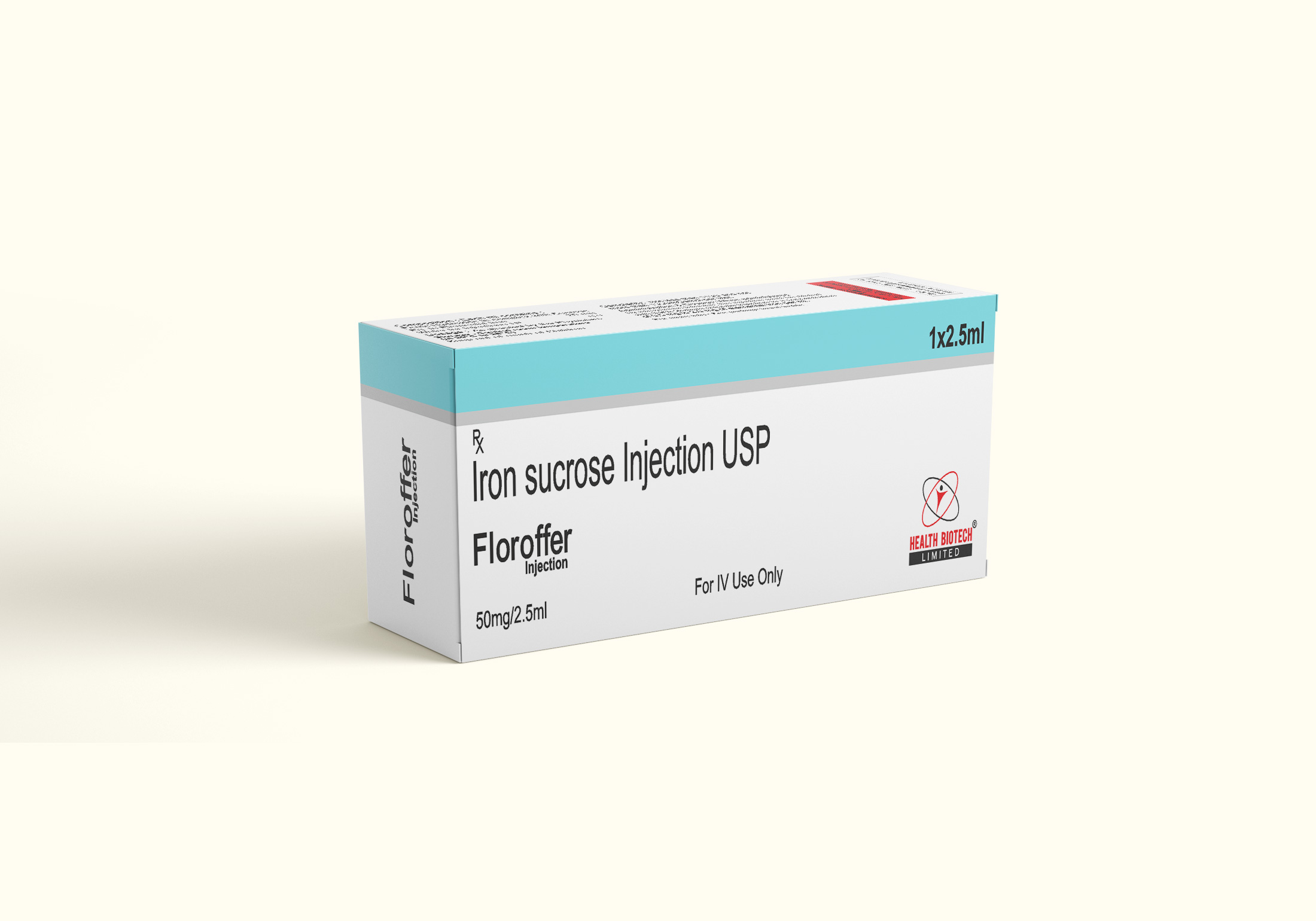 FLOROFFER - IRON SUCROSE INJECTION USP 50MG/2.5ML