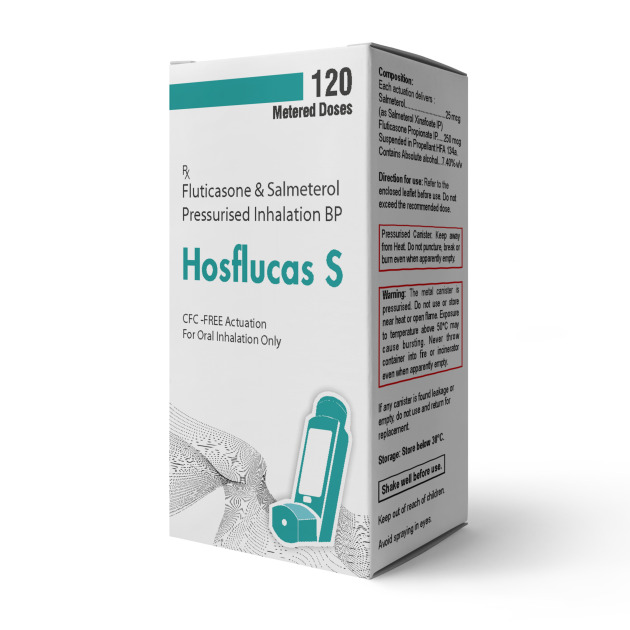 FLUTICASONE & Salmeterol pressurized Inhalation 120 MD