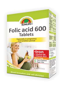 Folic acid 600 tablets