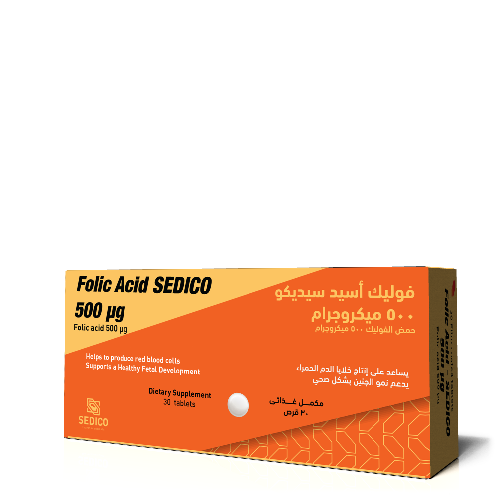 Folic acid SEDICO tablets