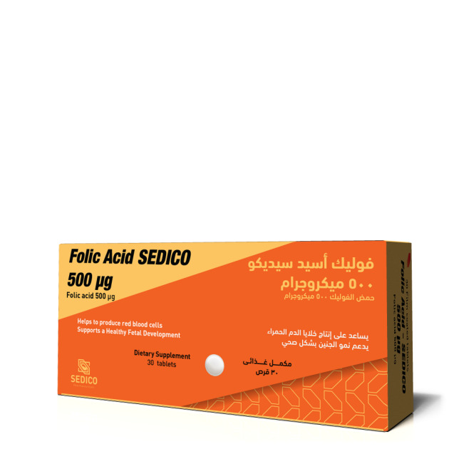Folic acid SEDICO tablets