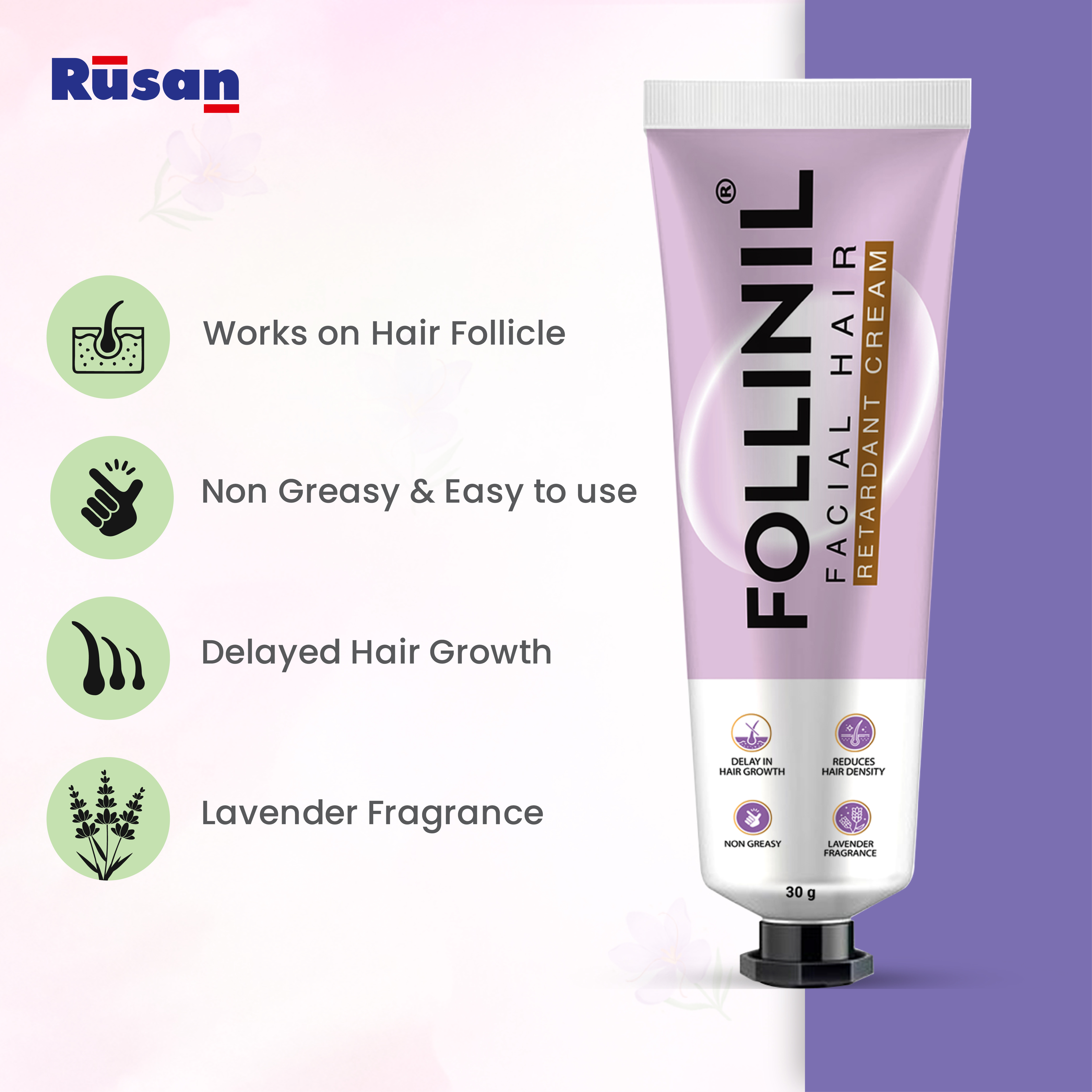 Follinil Facial Hair Retardant Cream 2
