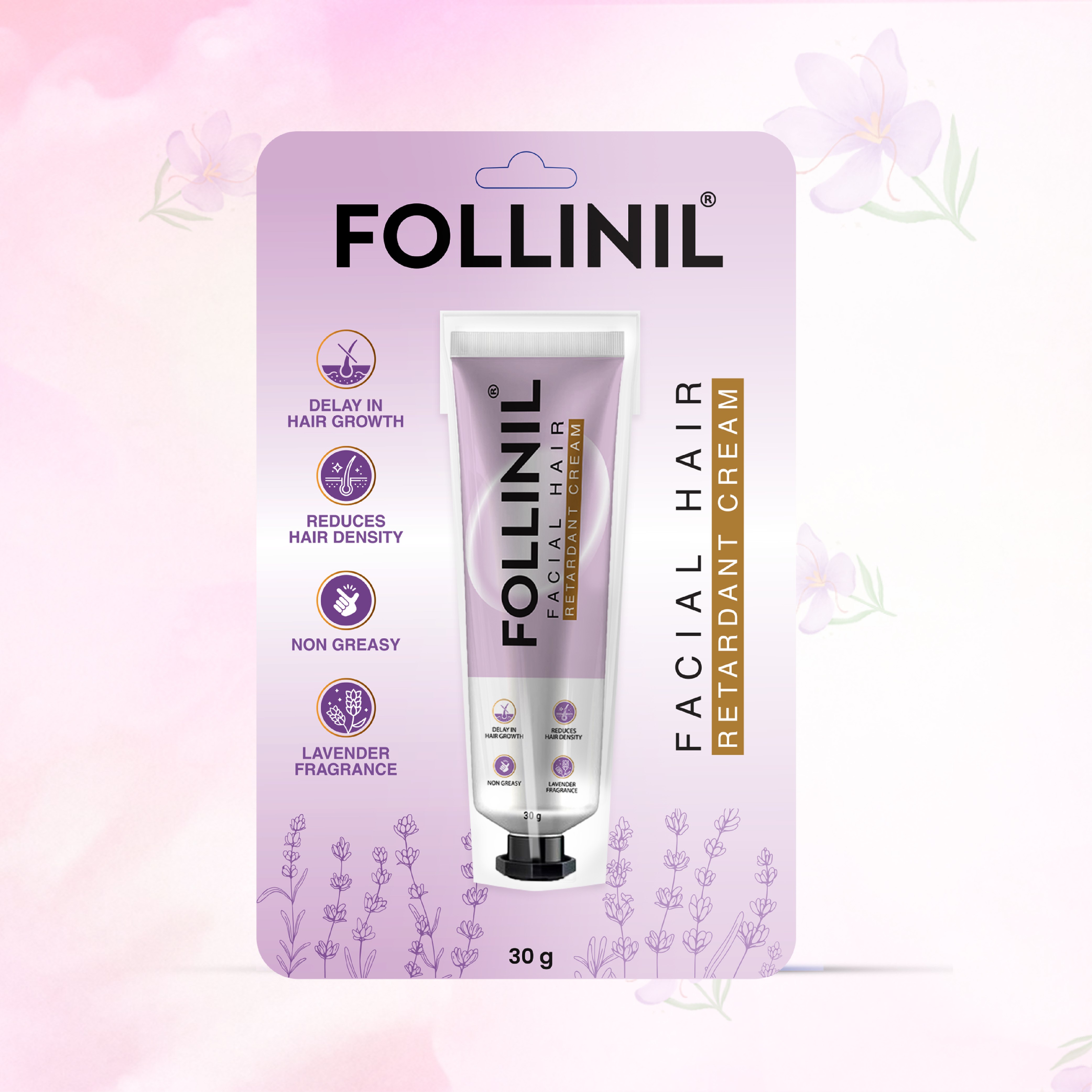 Follinil Facial Hair Retardant Cream 1