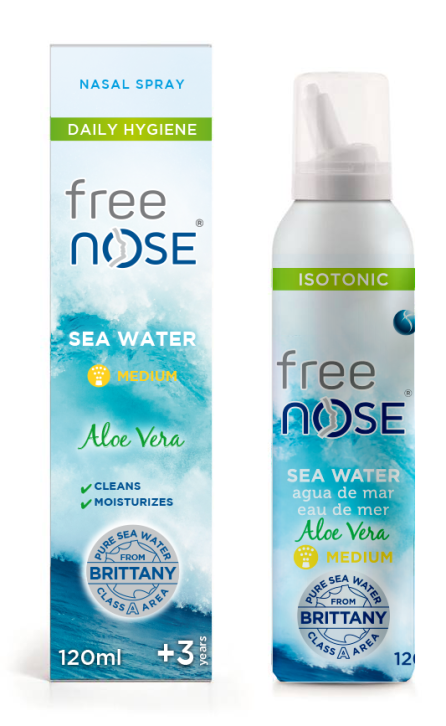 Free Nose® Isotonic sea water with Aloe vera 1