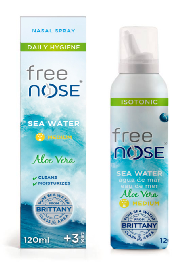 Free Nose® Isotonic sea water with Aloe vera