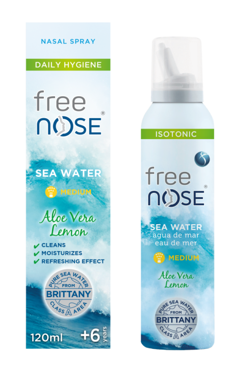 Free Nose® Isotonic sea water with Aloe vera & Lemon