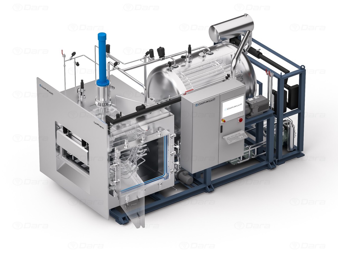 Freeze dryer automatic loading and unloading system for vials 2