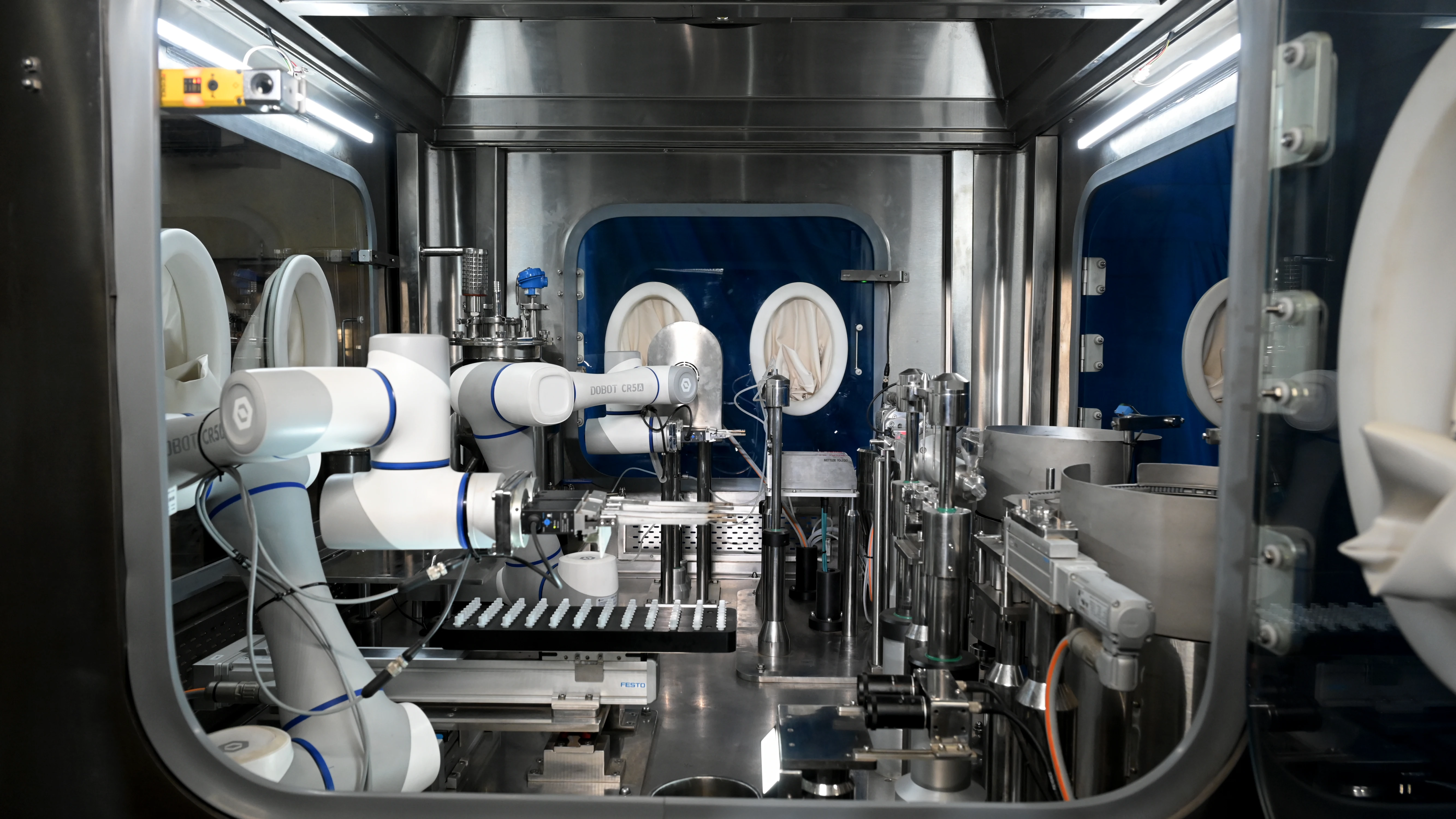 Fully Automatic Robotic Uni-Dose Nasal Spray Filling, Stoppering & Assembly Machine 2