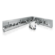 Fully integrated aseptic filling lines