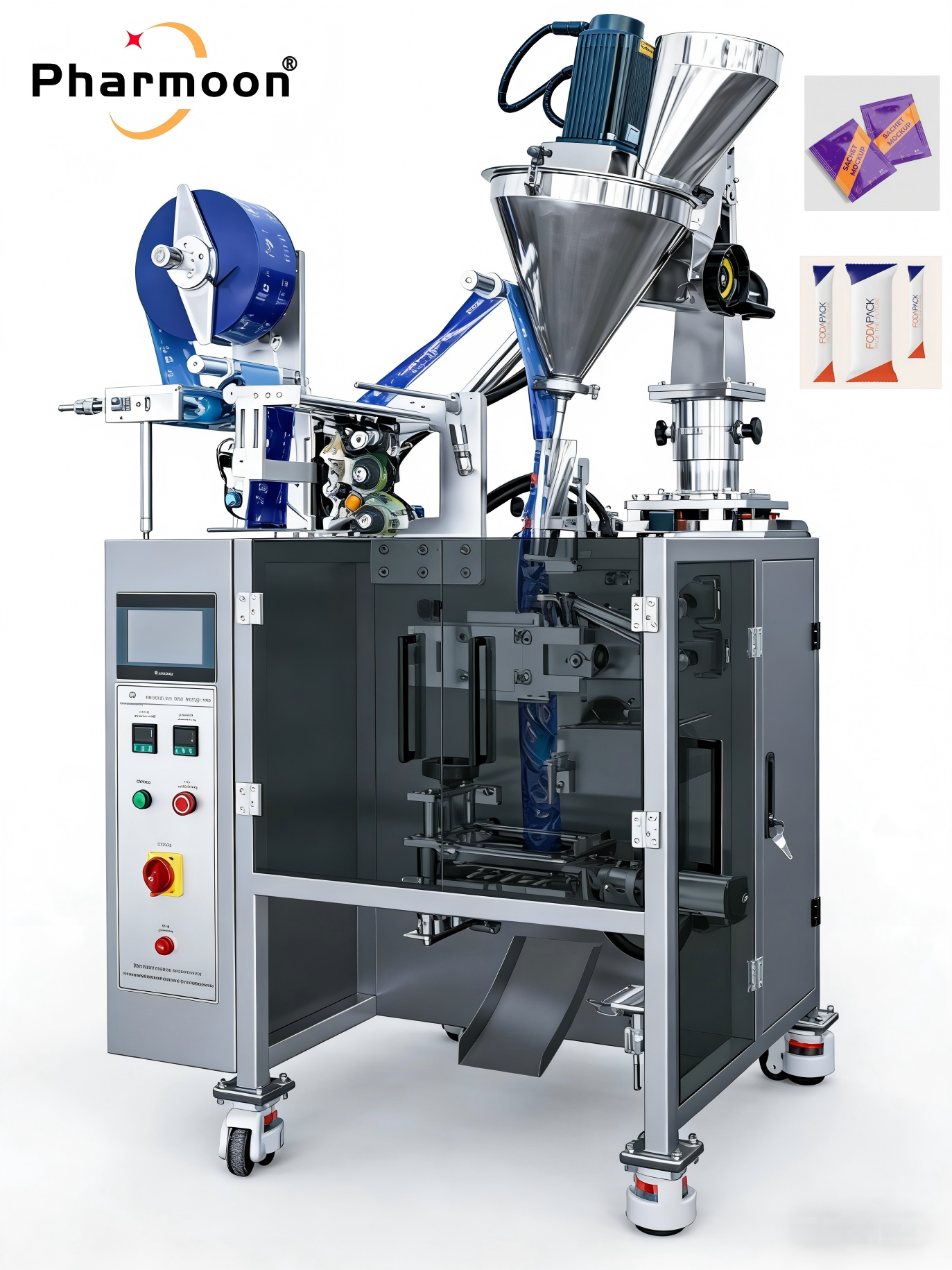 Fully Servo-driven Single-lane Sachet Packaging Machine 1