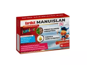 GardloX Manuislan - throat lozenges with Icelandic lichen, Chondrus crispus, marshmallow extract, d-panthenol, Manuka oil and Manuka honey MGO400 + 2