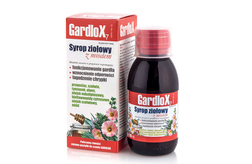 GardloX - throat syrups with herbal extracts (containing honey or sugar free ) 2