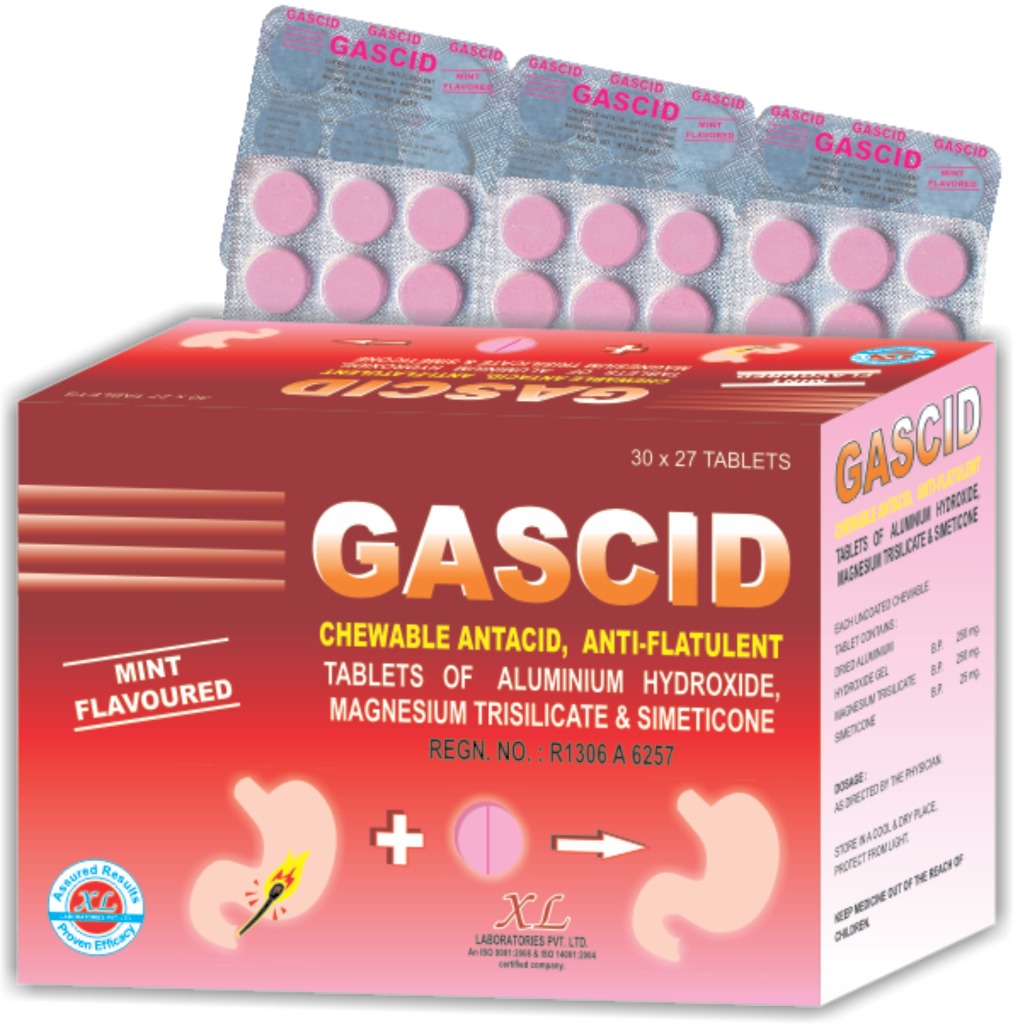 Gascid | XL LABORATORIES PVT LTD | CPHI Online