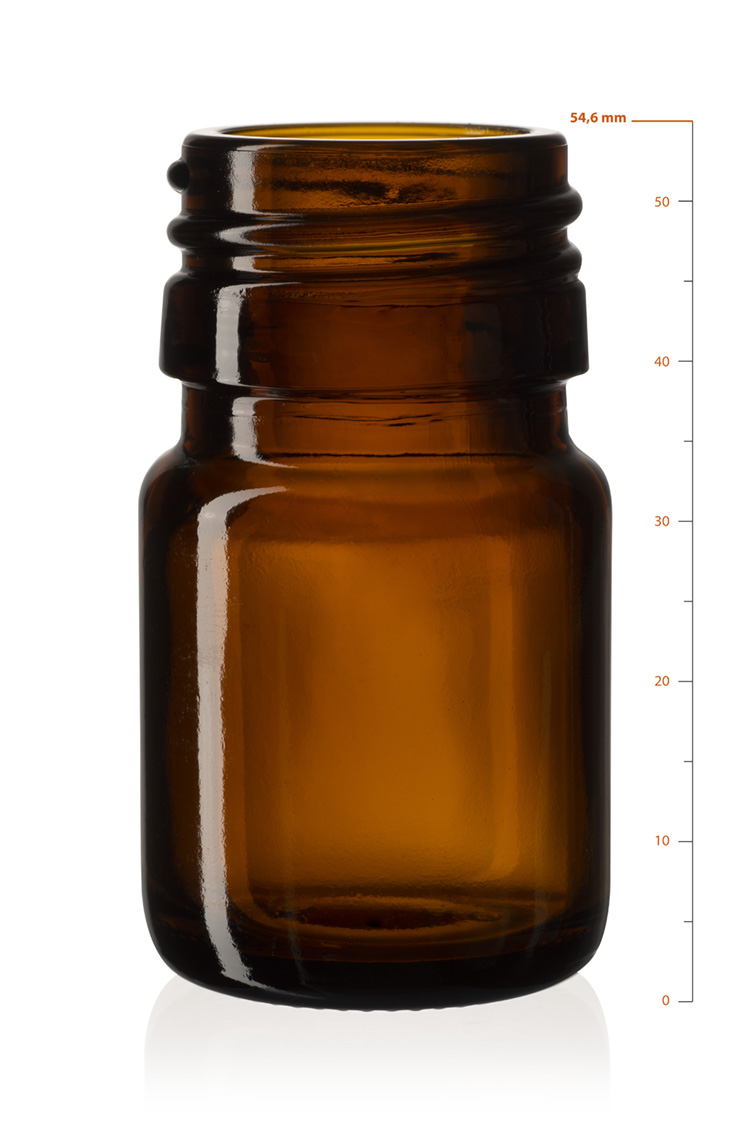 Glass bottles for syrups and sprays